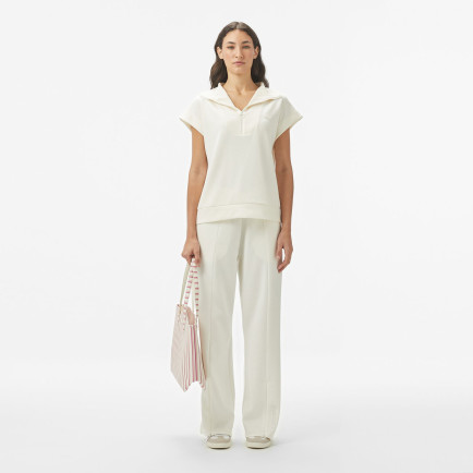 Lacoste Kadın Loose Fit Beyaz Eşofman Altı Lacoste Kadın Loose Fit Beyaz Eşofman Altı