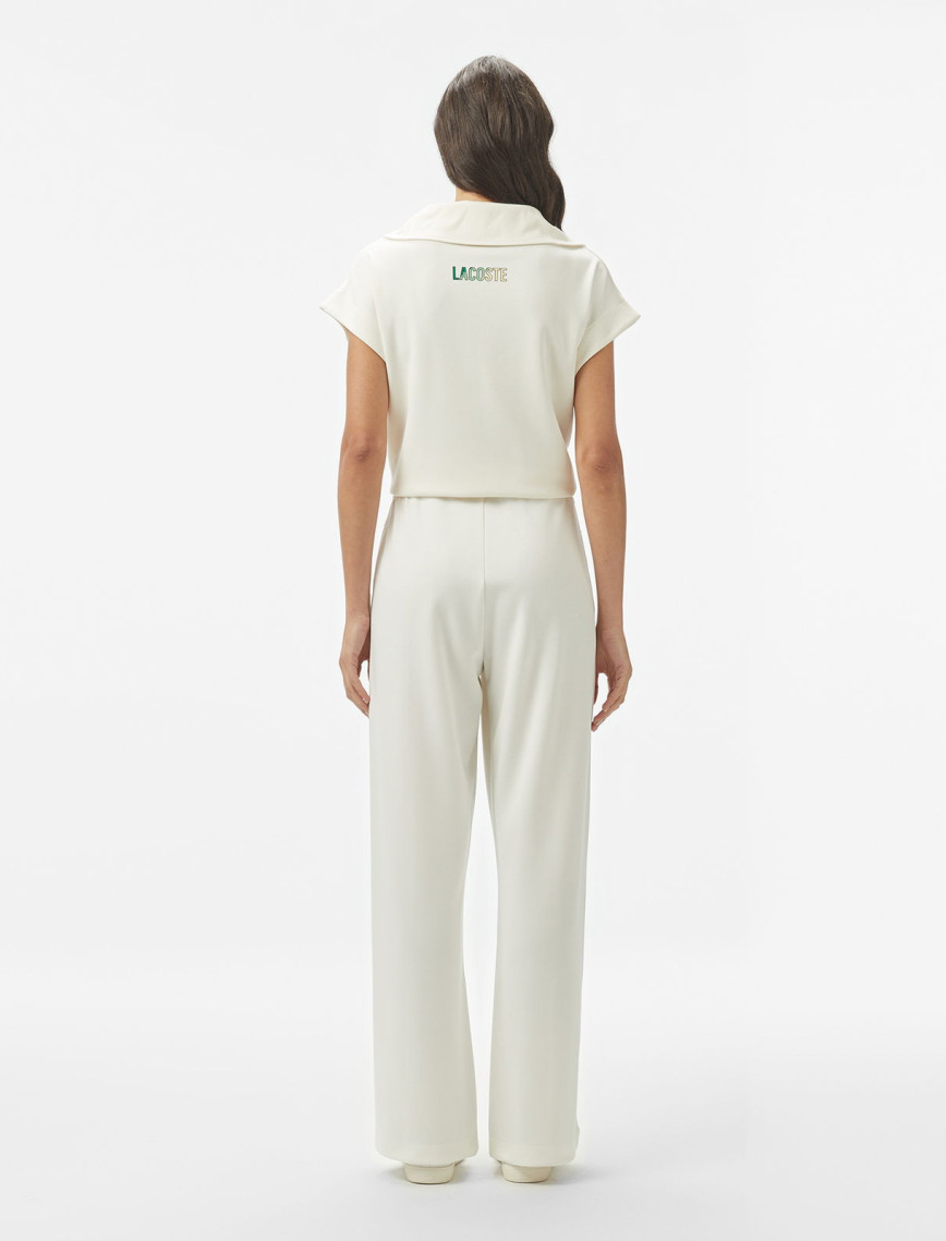 Lacoste Kadın Loose Fit Beyaz Eşofman Altı Lacoste Kadın Loose Fit Beyaz Eşofman Altı