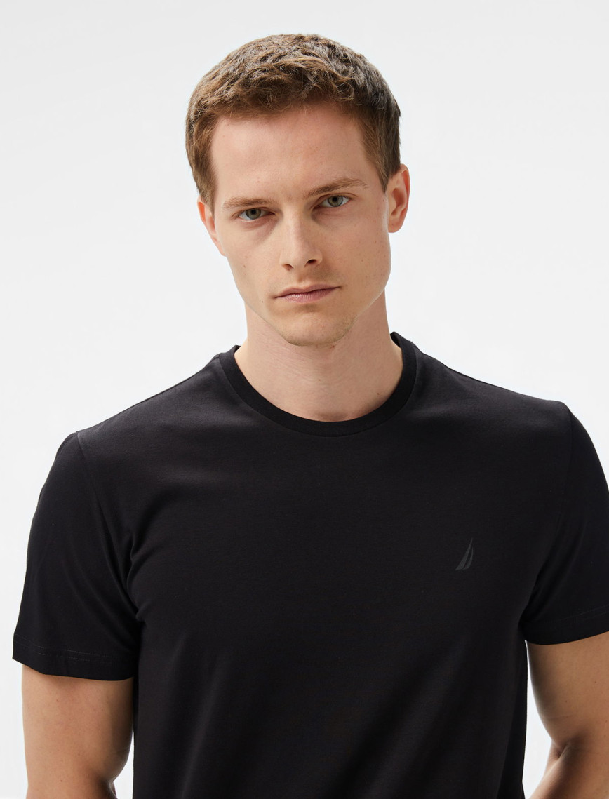 Nautica Standart Fit Erkek Siyah T-Shirt Nautica Standart Fit Erkek Siyah T-Shirt