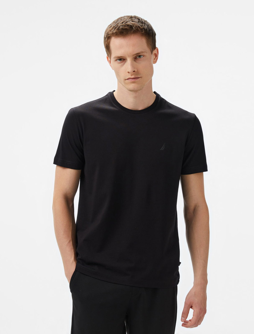 Nautica Standart Fit Erkek Siyah T-Shirt Nautica Standart Fit Erkek Siyah T-Shirt