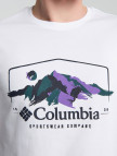 Columbia Explore Outdoors Ss Erkek Beyaz T-Shirt Columbia Explore Outdoors Ss Erkek Beyaz T-Shirt