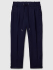 Kadın Lacivert  Beli Lastikli Pantolon