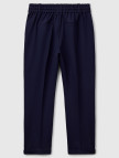 Kadın Lacivert  Beli Lastikli Pantolon