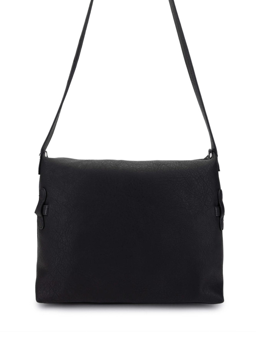 Tamer Tanca Kadın Vegan Siyah Omuz Çanta Tamer Tanca Kadın Vegan Siyah Omuz Çanta