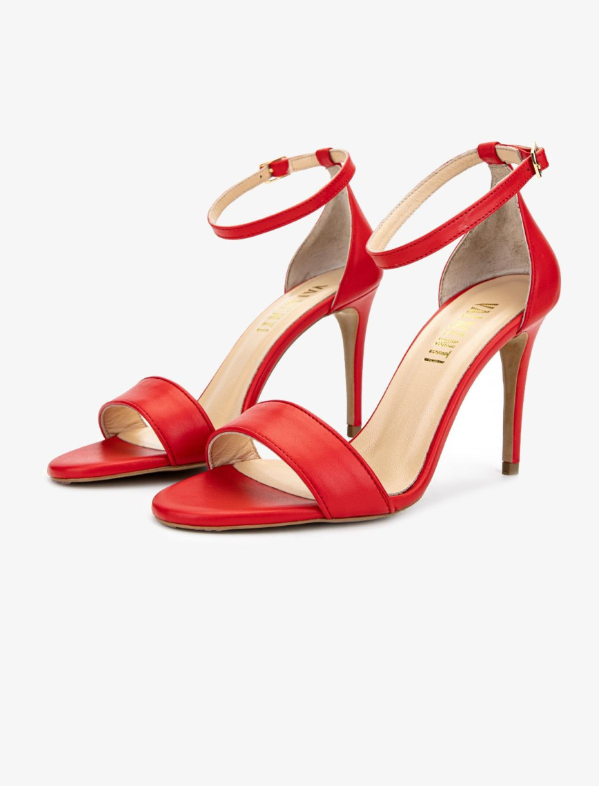 Valmenti Kadın Kırmızı Topuklu Ayakkabı