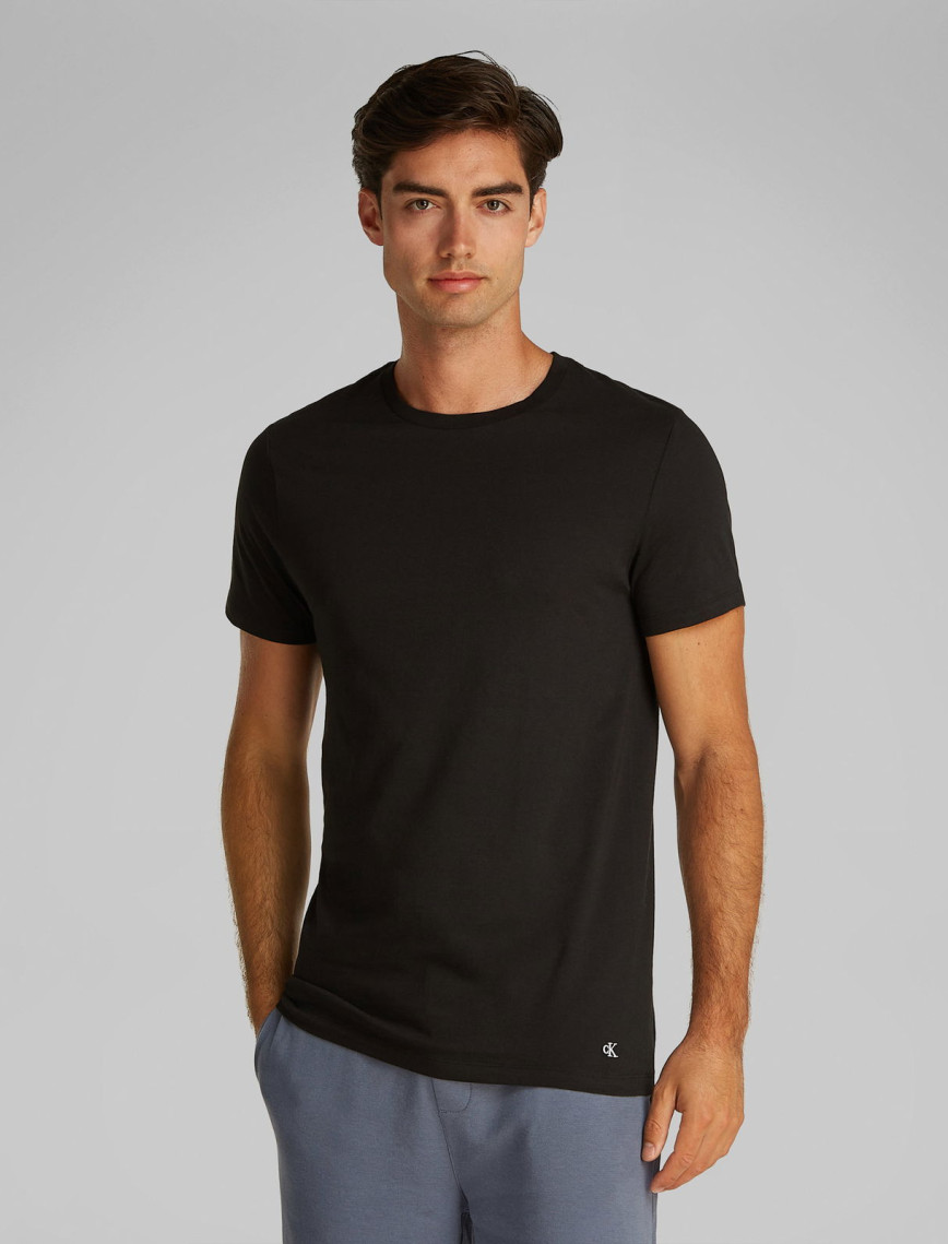 Calvin Klein Crew 3'lü Erkek Renkli T-Shirt Calvin Klein Crew 3'lü Erkek Renkli T-Shirt