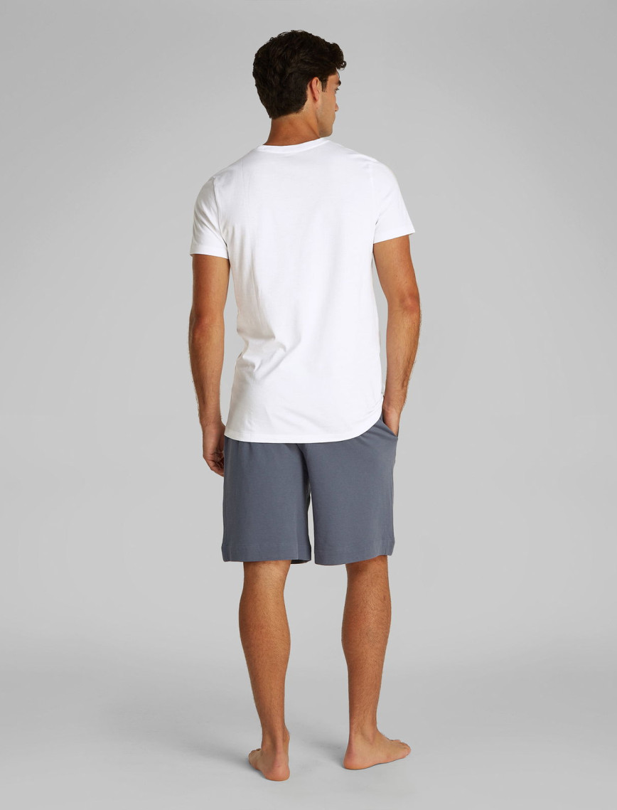 Calvin Klein Crew 3'lü Erkek Beyaz T-Shirt Calvin Klein Crew 3'lü Erkek Beyaz T-Shirt