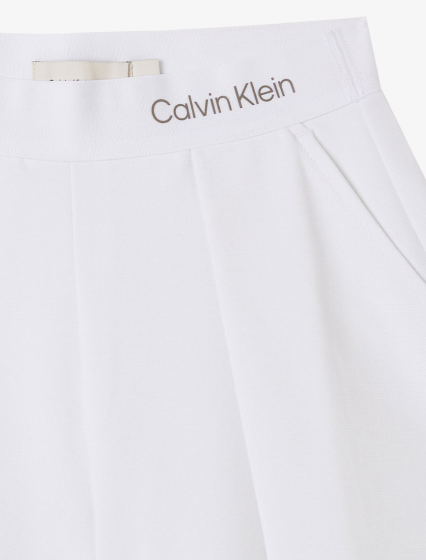 Calvin Klein Knits Punto Çocuk Beyaz Şort Etek Calvin Klein Knits Punto Çocuk Beyaz Şort Etek
