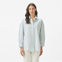 Nautica Kadın Yeşil Regular Fit Çizgili Gömlek Nautica Kadın Yeşil Regular Fit Çizgili Gömlek