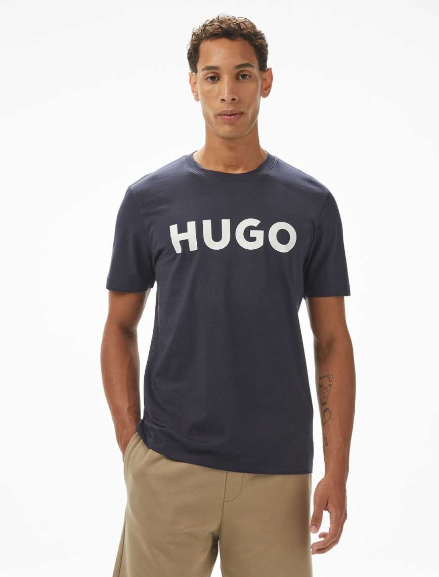 Hugo Dulivio Erkek Mavi T-Shirt