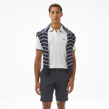 Boss Paddy Lux Heritage Erkek Beyaz Polo Boss Paddy Lux Heritage Erkek Beyaz Polo