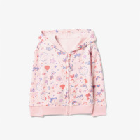 Gap Logo Desenli Fermuarlı Çocuk Pembe Sweatshirt Gap Logo Desenli Fermuarlı Çocuk Pembe Sweatshirt