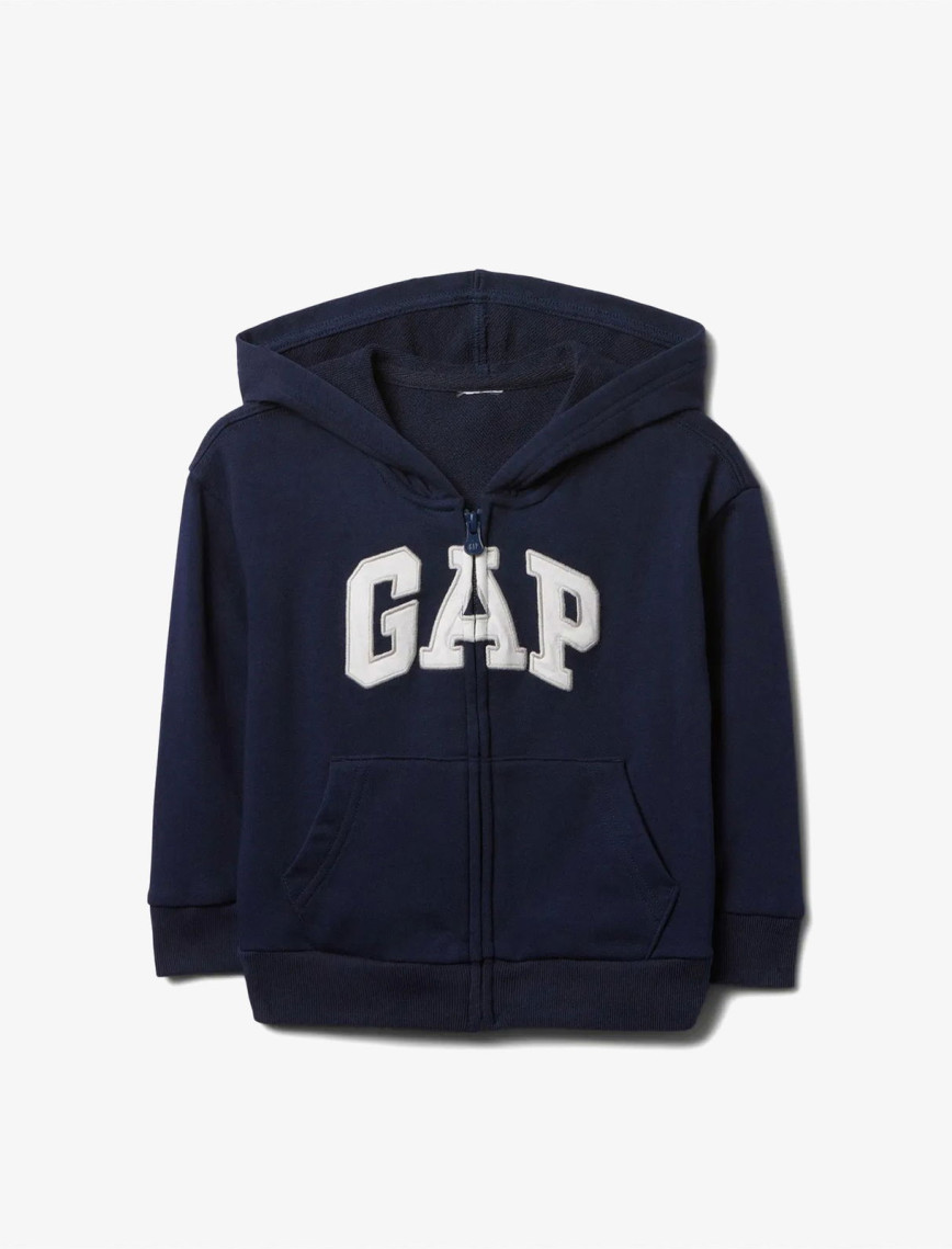 Gap Relaxed Fit Fermuarlı Çocuk Gri Sweatshirt Gap Relaxed Fit Fermuarlı Çocuk Gri Sweatshirt