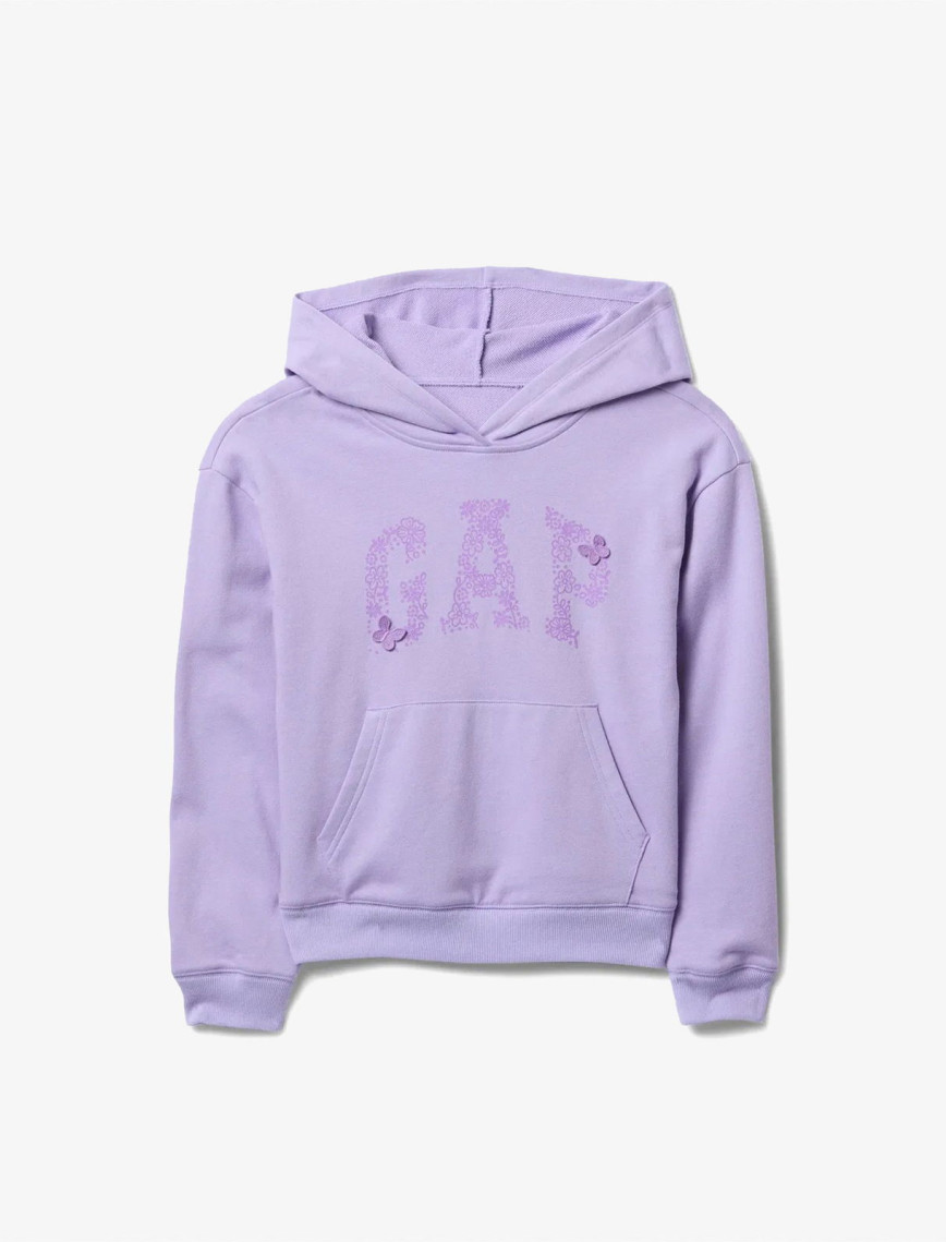 Gap Relaxed Fit French Terry Çocuk Mor Sweatshirt Gap Relaxed Fit French Terry Çocuk Mor Sweatshirt