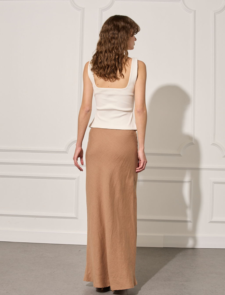 %100 Keten Uzun Etek %100 Keten Uzun Etek