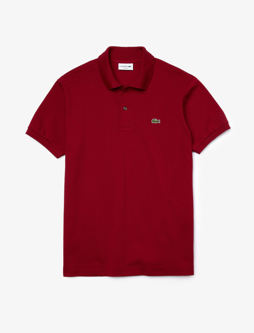 Lacoste L.12.12 Erkek Classic Fit Bordo Polo Lacoste L.12.12 Erkek Classic Fit Bordo Polo