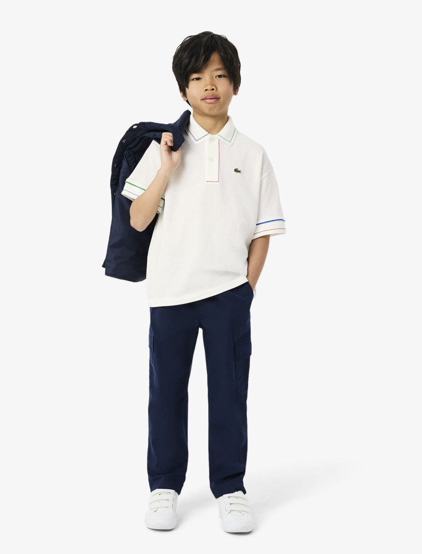 Lacoste Çocuk Beyaz Polo Lacoste Çocuk Beyaz Polo