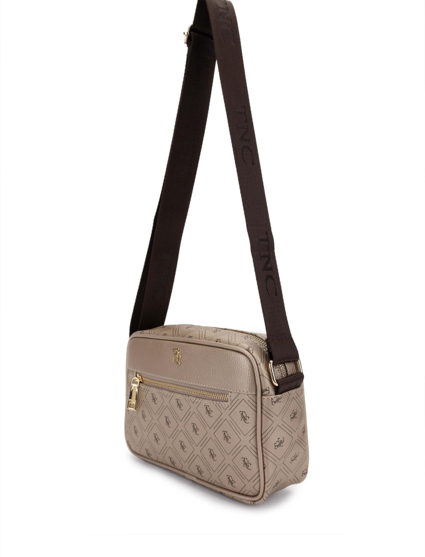 Tamer Tanca Kadın Vegan Altın Postacı Çanta Tamer Tanca Kadın Vegan Altın Postacı Çanta