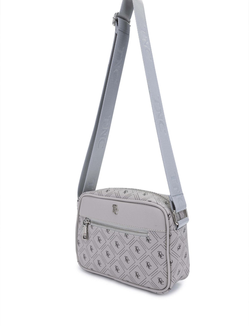 Tamer Tanca Kadın Vegan Gri Postacı Çanta Tamer Tanca Kadın Vegan Gri Postacı Çanta