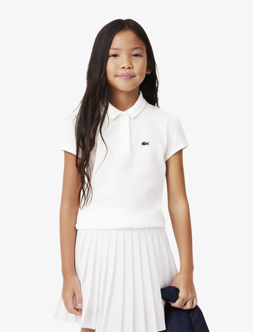 Lacoste Kız Çocuk Beyaz Polo Lacoste Kız Çocuk Beyaz Polo
