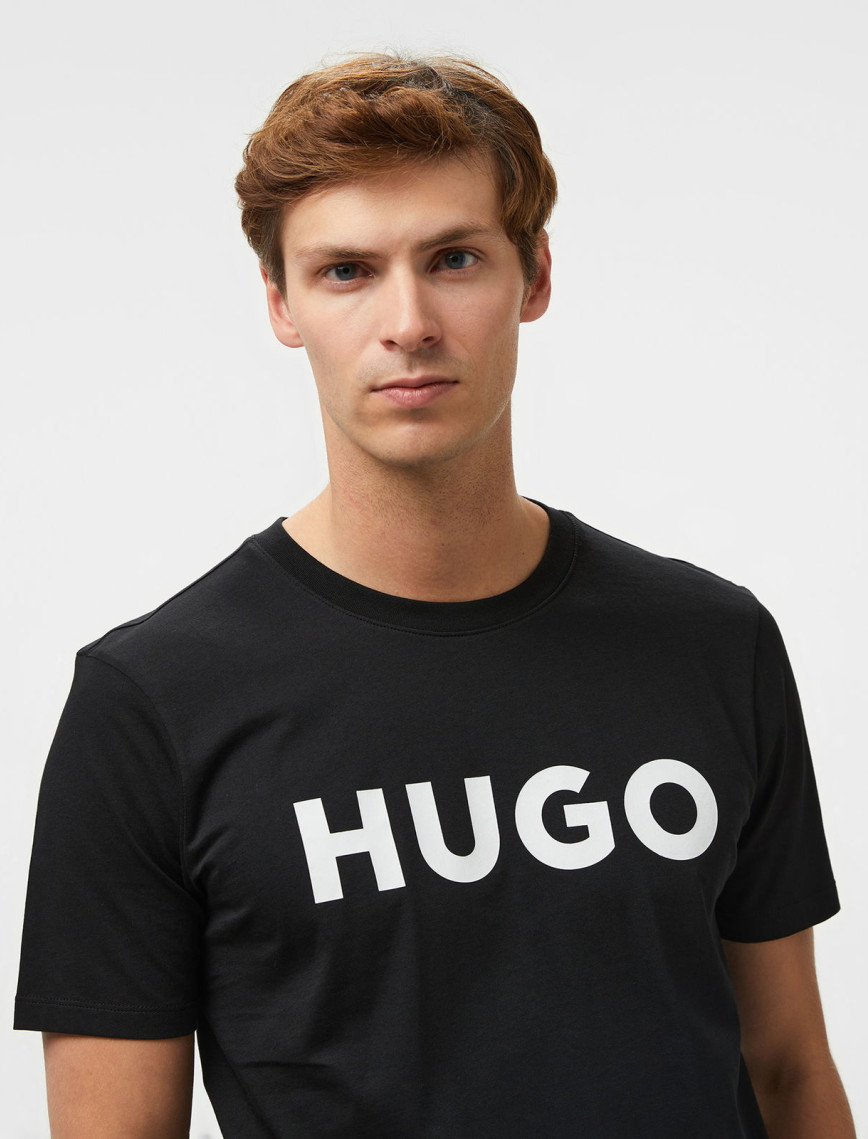 Hugo Dulivio Erkek Siyah T-Shirt