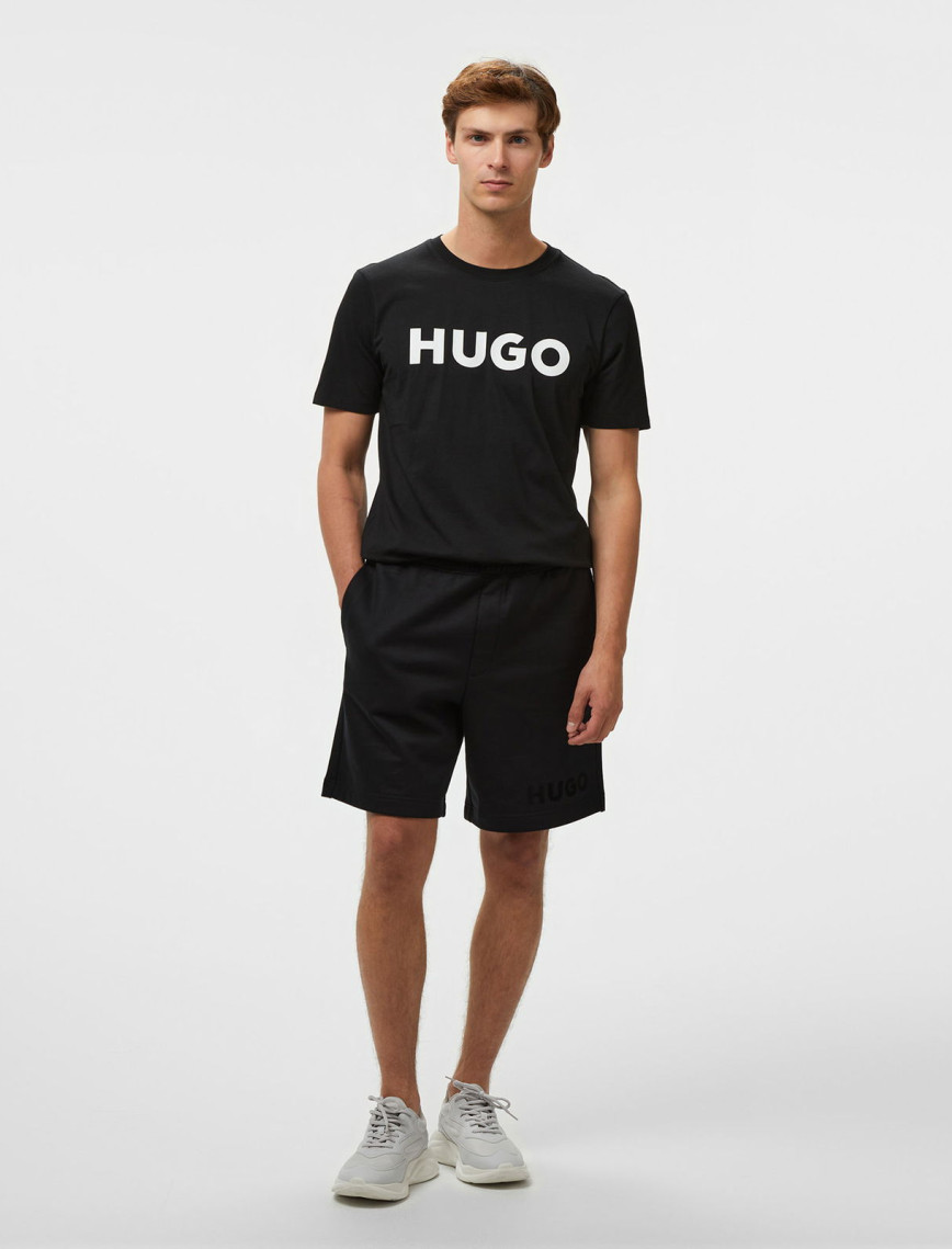 Hugo Dulivio Erkek Siyah T-Shirt