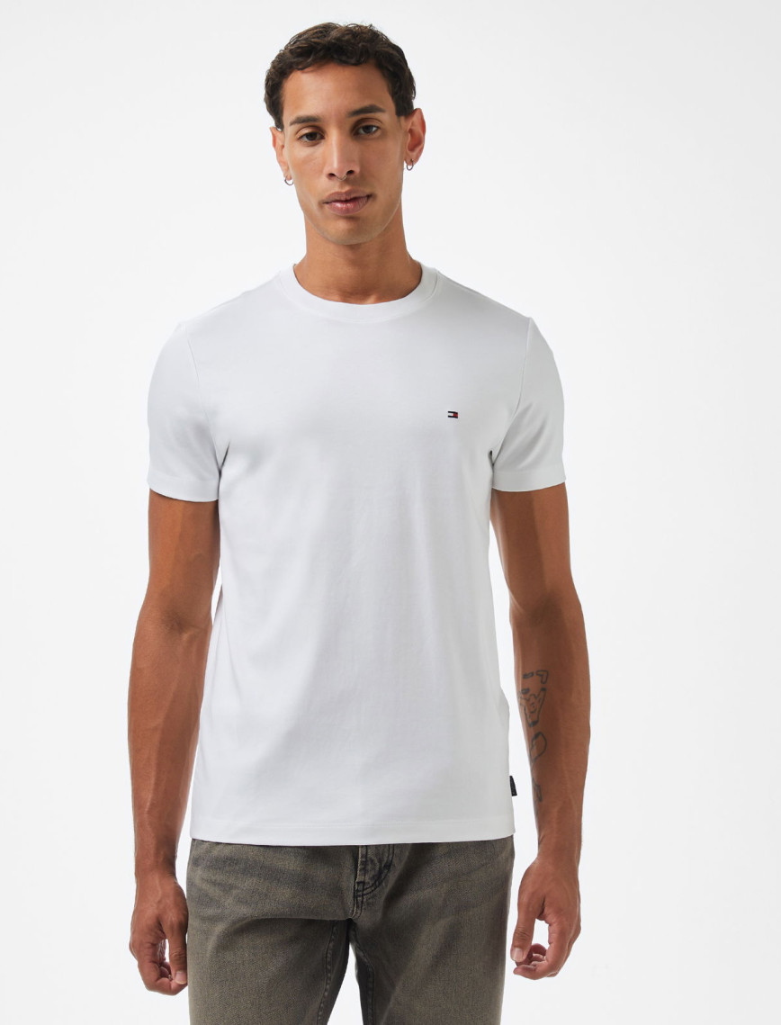 Tommy Hilfiger Erkek Beyaz T-Shirt Tommy Hilfiger Erkek Beyaz T-Shirt