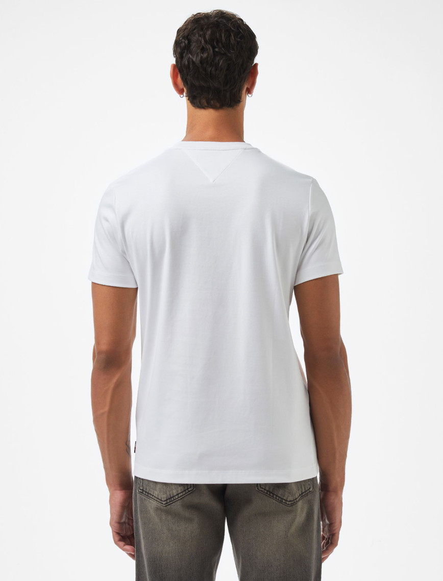 Tommy Hilfiger Erkek Beyaz T-Shirt Tommy Hilfiger Erkek Beyaz T-Shirt