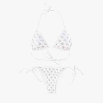 Guess Microfiber 155 Kadın Beyaz Bikini Üstü