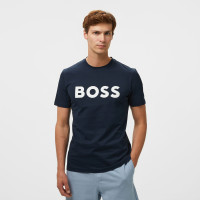 Boss Thinking Erkek Mavi T-Shirt Boss Thinking Erkek Mavi T-Shirt