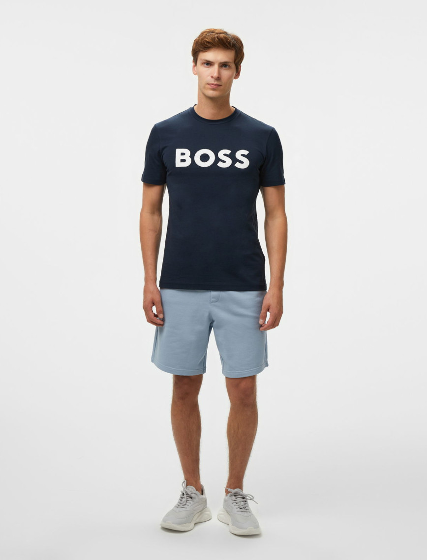 Boss Thinking Erkek Mavi T-Shirt Boss Thinking Erkek Mavi T-Shirt