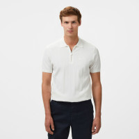 Brooks Brothers Polo Yaka Nervürlü Rayon Kısa Kol Erkek Beyaz Kazak Brooks Brothers Polo Yaka Nervürlü Rayon Kısa Kol Erkek Beyaz Kazak