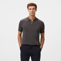 Brooks Brothers Polo Yaka Nervürlü Rayon Kısa Kol Erkek Gri Kazak Brooks Brothers Polo Yaka Nervürlü Rayon Kısa Kol Erkek Gri Kazak