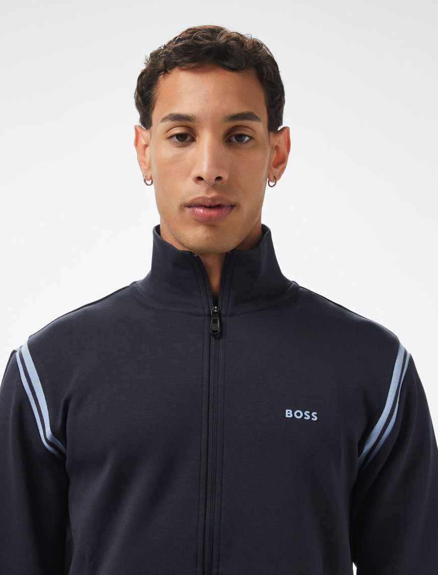 Boss Tracksuit Set Erkek Mavi Sweatshirt Boss Tracksuit Set Erkek Mavi Sweatshirt