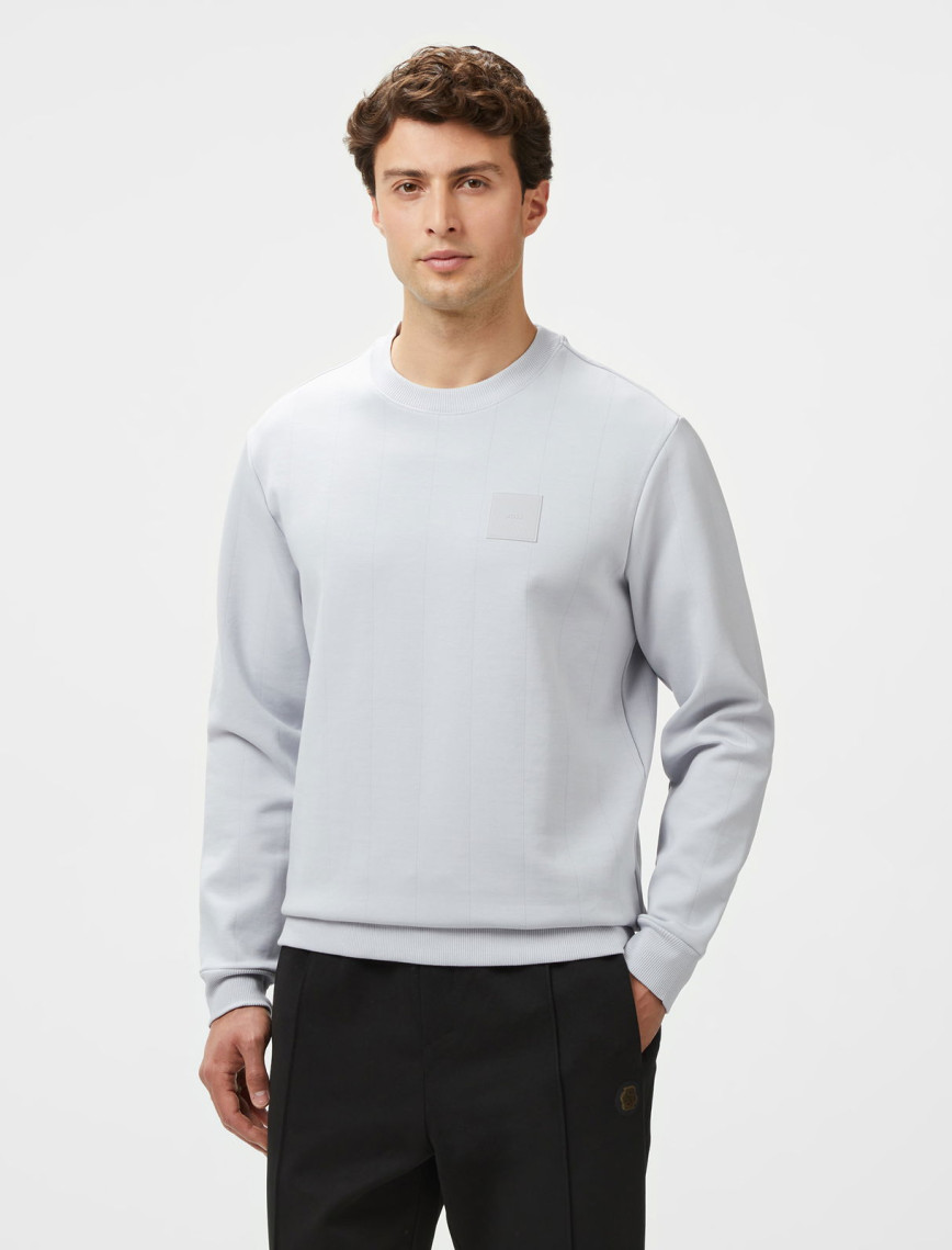 Boss Salbo Dropneedle Erkek Gri Sweatshirt Boss Salbo Dropneedle Erkek Gri Sweatshirt
