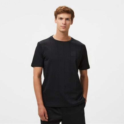 Boss Tee Dropneedle Ac Erkek Siyah T-Shirt Boss Tee Dropneedle Ac Erkek Siyah T-Shirt