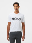 Boss Tee Tape Logo Erkek Siyah T-Shirt Boss Tee Tape Logo Erkek Siyah T-Shirt