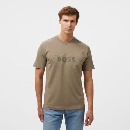 Boss Tee Dropneedle Erkek Yeşil T-Shirt Boss Tee Dropneedle Erkek Yeşil T-Shirt