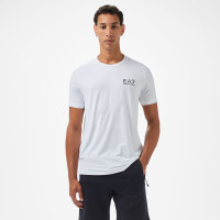 EA7 Erkek Beyaz Bisiklet Yaka T-Shirt EA7 Erkek Beyaz Bisiklet Yaka T-Shirt