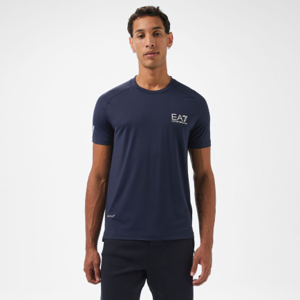 EA7 Erkek Lacivert Bisiklet Yaka T-Shirt EA7 Erkek Lacivert Bisiklet Yaka T-Shirt