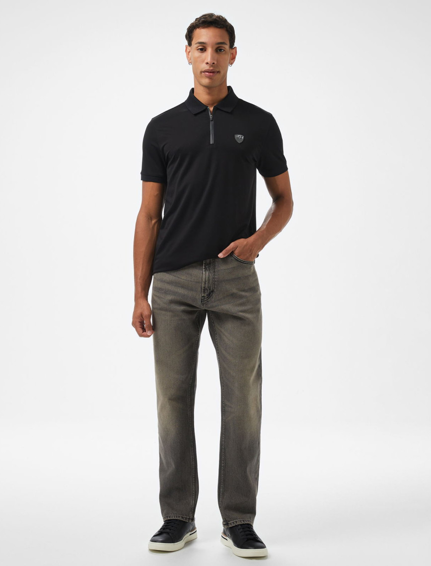 EA7 Erkek Siyah Polo EA7 Erkek Siyah Polo