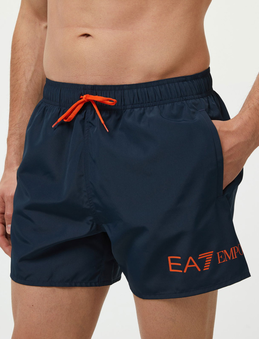 EA7 Erkek Lacivert Mayo Şort EA7 Erkek Lacivert Mayo Şort