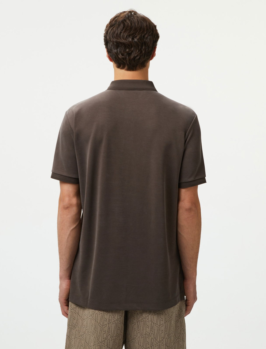 EA7 Erkek Kahverengi Polo EA7 Erkek Kahverengi Polo