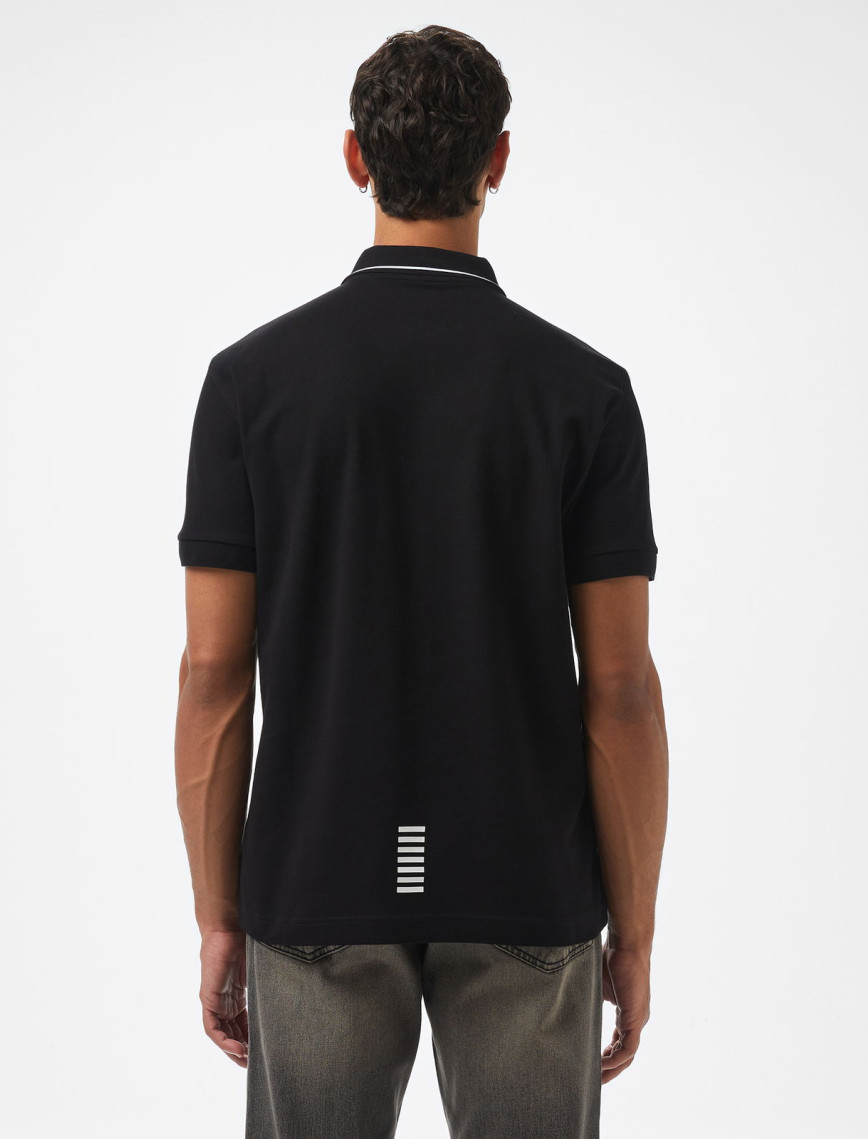 EA7 Erkek Siyah Polo EA7 Erkek Siyah Polo