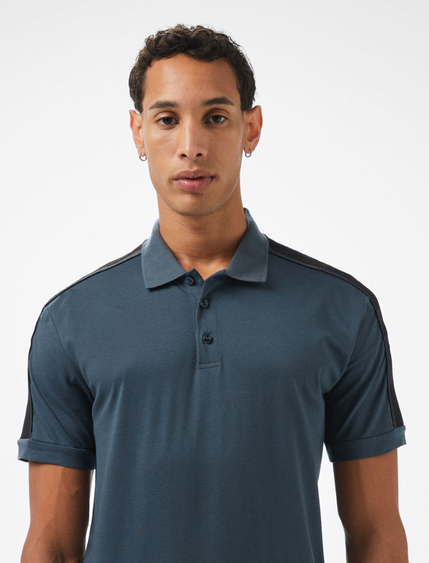 EA7 Erkek Siyah Polo