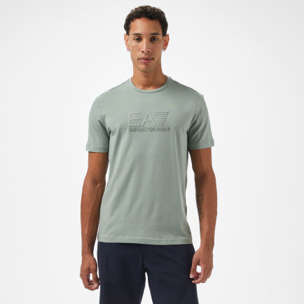 EA7 Erkek Yeşil Bisiklet Yaka T-Shirt EA7 Erkek Yeşil Bisiklet Yaka T-Shirt