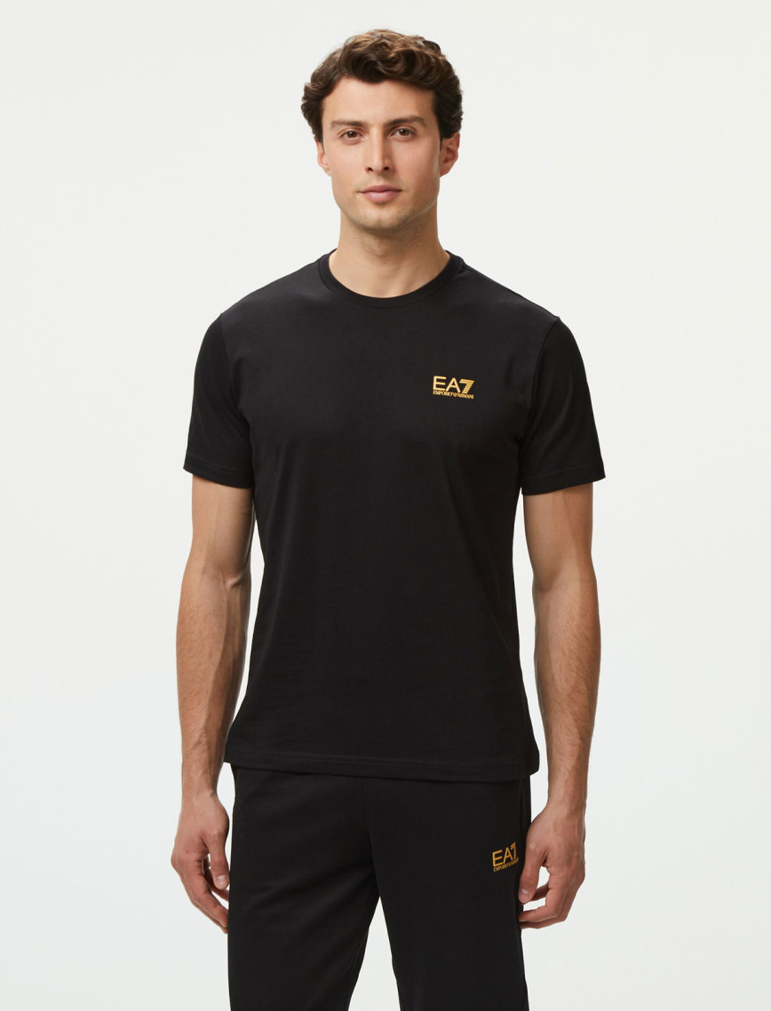 EA7 Erkek Beyaz Bisiklet Yaka T-Shirt EA7 Erkek Beyaz Bisiklet Yaka T-Shirt