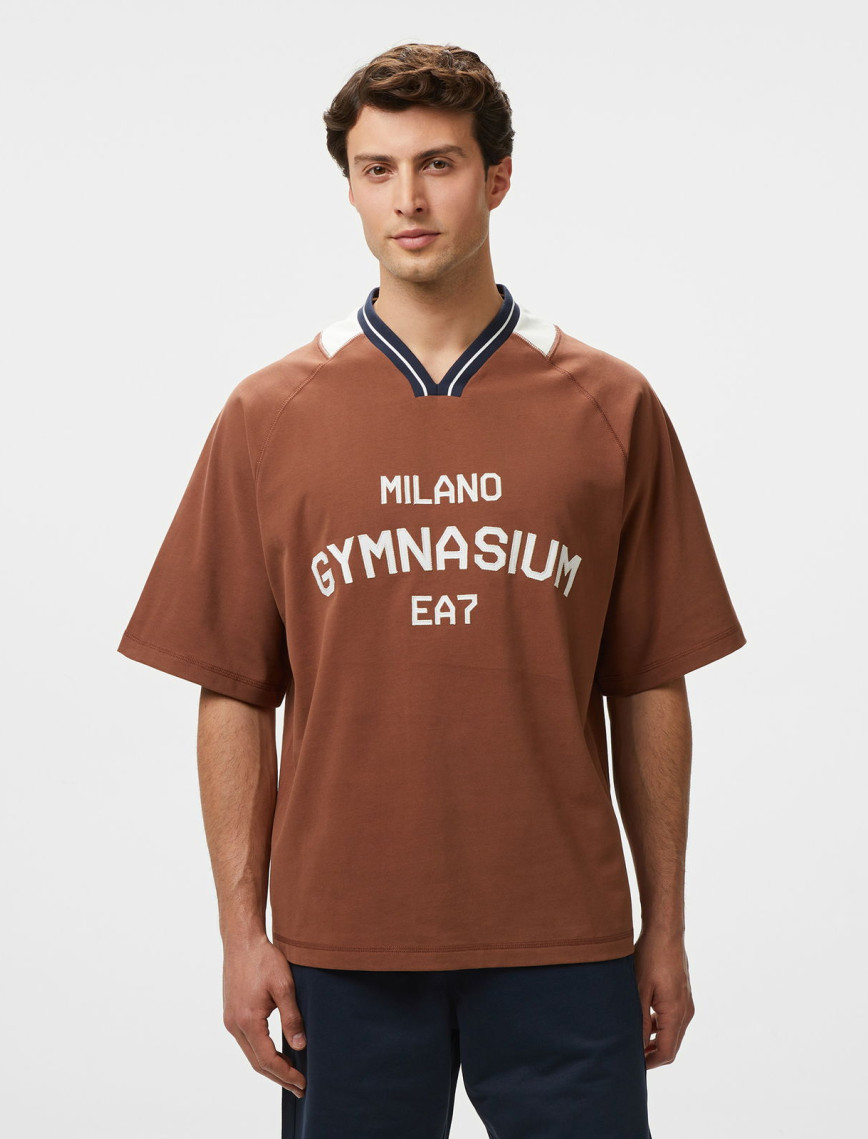 EA7 Erkek Beyaz Bisiklet Yaka T-Shirt EA7 Erkek Beyaz Bisiklet Yaka T-Shirt