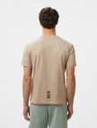 EA7 Erkek Bej Bisiklet Yaka T-Shirt EA7 Erkek Bej Bisiklet Yaka T-Shirt