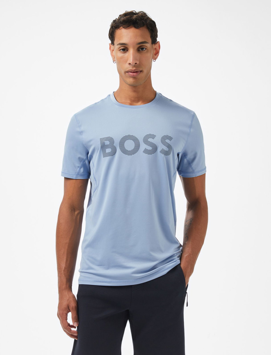 Boss Active Erkek Mavi T-Shirt Boss Active Erkek Mavi T-Shirt